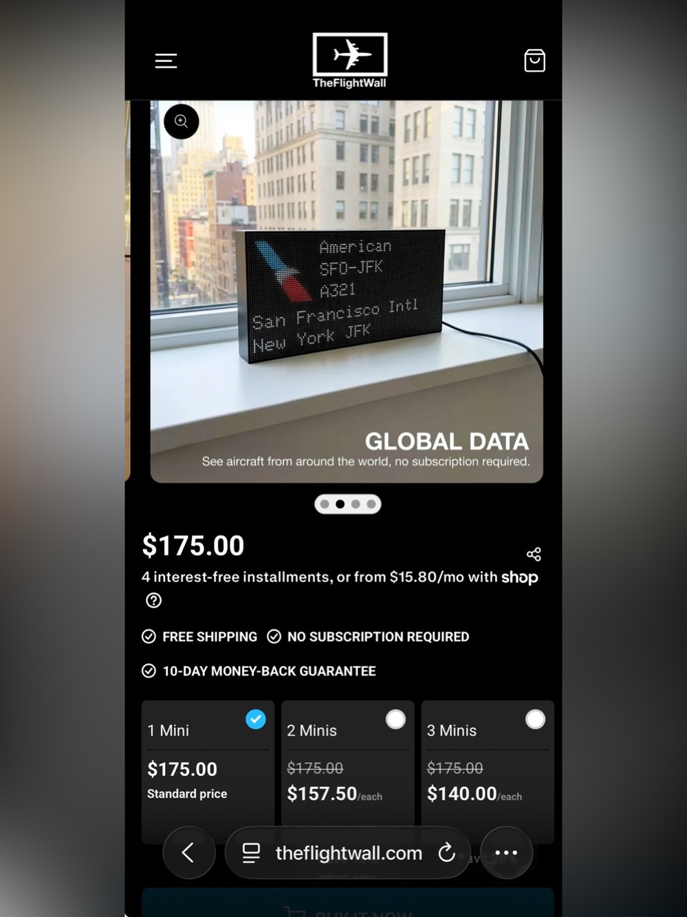 Mini LED Display - Black